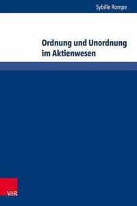 Ordnung und Unordnung im Aktienwesen