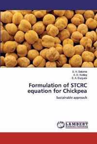 Formulation of STCRC equation for Chickpea