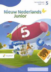 Nieuw Nederlands Junior Spelling groep 5 blok 1-4 leerwerkboek