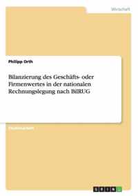 Bilanzierung des Geschafts- oder Firmenwertes in der nationalen Rechnungslegung nach BilRUG