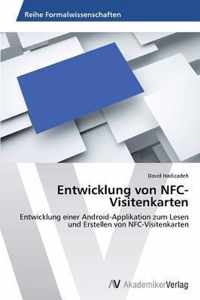 Entwicklung von NFC-Visitenkarten