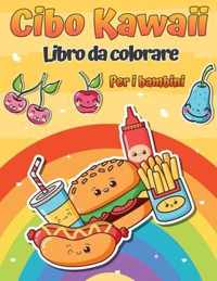 Kawaii cibo libro da colorare: Libro da colorare cibo super carino per adulti e bambini di tutte le età 20 adorabile e rilassante facile cibo Kawaii