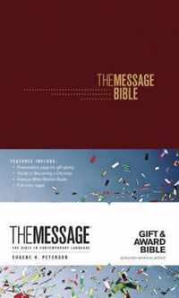 Message Gift and Award Bible, Burgundy