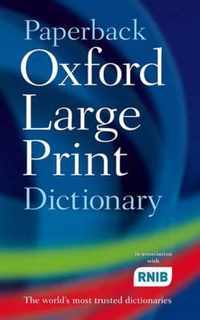 Paperback Oxf Large Print Dict 2nd
