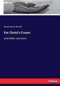 For Christ's Crown