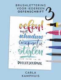 Brushlettering voor iedereen 3 Oefenschrift