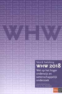 Tekst & Toelichting  -   WHW 2018