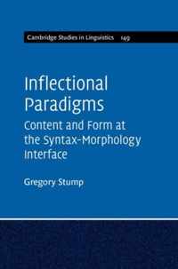 Inflectional Paradigms