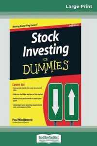 Stock Investing for Dummies(R) (16pt Large Print Edition)
