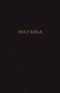 KJV Holy Bible,  Super Giant Print Reference Bible, Black Leather-look, Thumb Indexed, 43,000 Cross References, Red Letter, Comfort Print