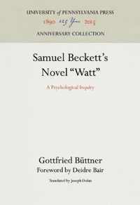 Samuel Beckett's Novel  Watt