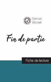 Fin de partie de Samuel Beckett (fiche de lecture et analyse complete de l'oeuvre)