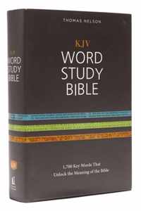 KJV, Word Study Bible, Hardcover, Red Letter