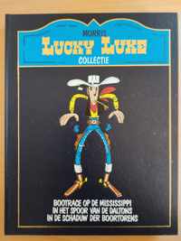 Lucky Luke Collectie A 16 - Lekturama - Bootrace op de Mississippi + In het spoor van de Daltons + In de schaduw der boortorens