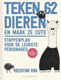 Teken 62 dieren en maak ze cute