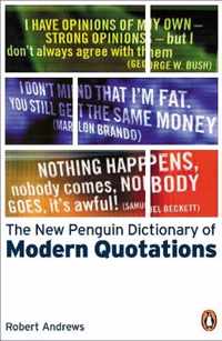 New Penguin Dictionary Of Modern Quotations