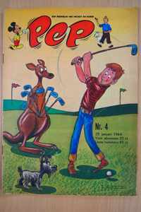 Pep No.4 - 25 januari 1964 - Een weekblad met Mickey en Kuifje
