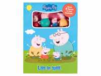 Peppa pig Leesboek met speelfiguren