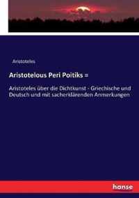 Aristotelous Peri Poitiks =