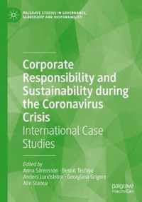 Corporate Responsibility and Sustainability during the Coronavirus Crisis