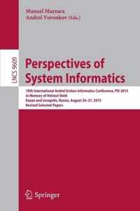 Perspectives of System Informatics