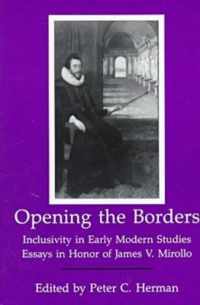 Opening The Borders: Inclusivity in Early Modern Studies