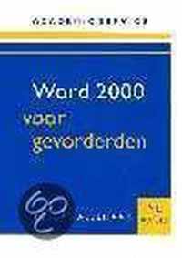 Word 2000 NL voor Gevorderden