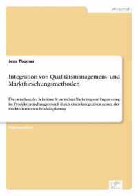 Integration von Qualitatsmanagement- und Marktforschungsmethoden