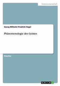 Phanomenologie des Geistes