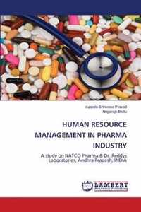 Human Resource Management in Pharma Industry