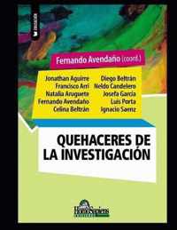 Quehaceres de la investigacion