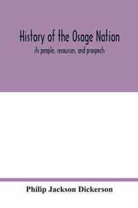 History of the Osage nation