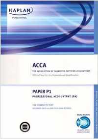 ACCA P1 Professional Accountant PA