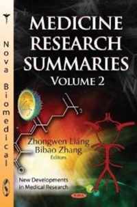 Medicine Research Summaries