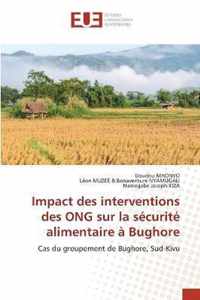 Impact des interventions des ONG sur la securite alimentaire a Bughore