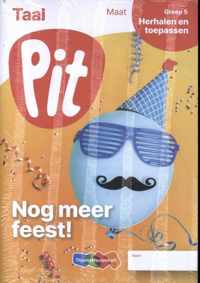 Pit Taal leerwerkschrift maat groep 5 - blok 4 t/m 6 en herhalen en toepassen - Paperback (9789006663297)