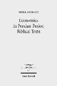 Economics in Persian-Period Biblical Texts