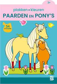 Plakken en kleuren - Paarden en pony's 3+