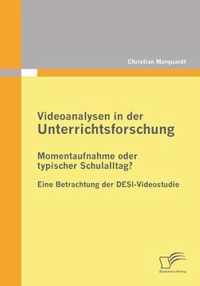 Videoanalysen in der Unterrichtsforschung