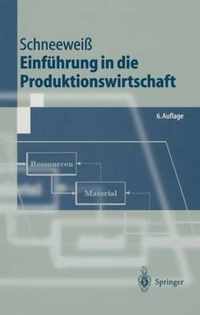 Einf Hrung in Die Produktionswirtschaft