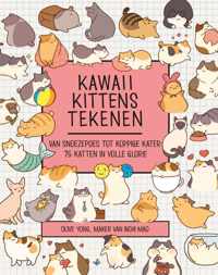 Kawaii kittens tekenen