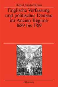 Englische Verfassung und politisches Denken im Ancien Regime