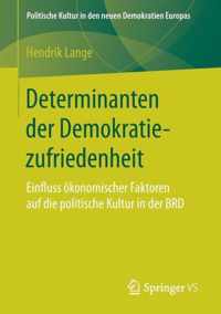 Determinanten Der Demokratiezufriedenheit