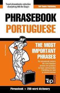 English-Portuguese Phrasebook and 250-Word Mini Dictionary