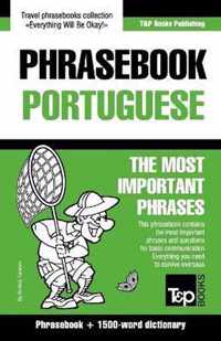 English-Portuguese Phrasebook and 1500-Word Dictionary