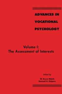 Advances in Vocational Psychology: Volume 1