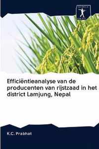 Efficientieanalyse van de producenten van rijstzaad in het district Lamjung, Nepal