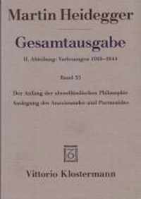 Martin Heidegger, Gesamtausgabe. II. Abteilung