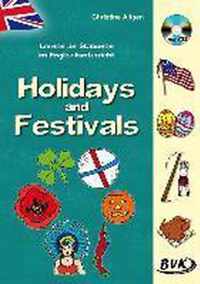 Lernen an Stationen im Englischunterricht: Holidays and Festivals (inkl. CD)