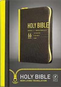 NLT Zips Bible RedYellow Canvas